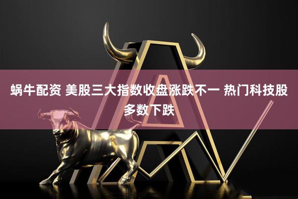 蜗牛配资 美股三大指数收盘涨跌不一 热门科技股多数下跌